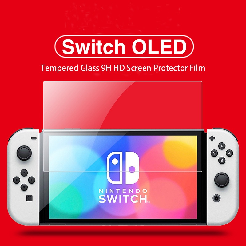 Tempered Glass 9H HD Screen Protector Film for Nintendo Switch OLED Screen Protector For NS OLED Game Accessories