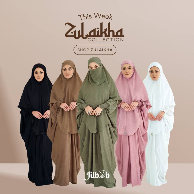 ??INSTOCK ZULAIKHA COLLECTION BY JILBAB NUNHA