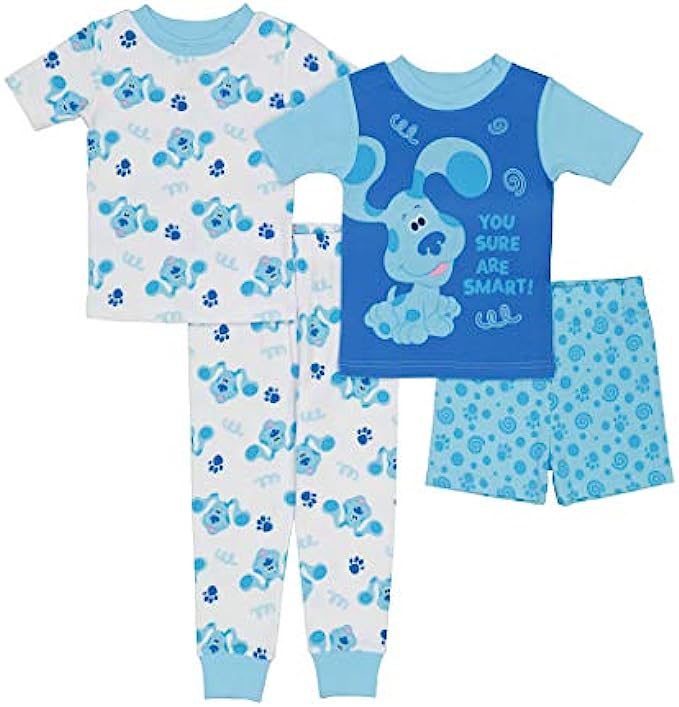 Nickelodeon boys Blues Clues Snug Fit Cotton Pajamas