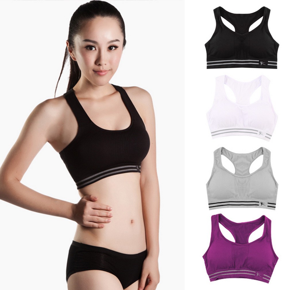 Women Seamless Racerback Sports Bra Yoga Fitness Padded  women&#039;s sports underwear workout bra
