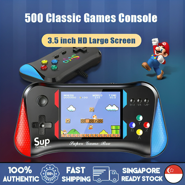 500-in-1 Classic Game Console Portable Gameboy 3.5 inch Retro Video Game Console Handheld Gamepad